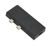 Station d'accueil à 8 Hubs, Hub USB C, Boîtier en Aluminium à Large applicabilité, 2 Ports USB3.0 pour Ordinateur (Black)