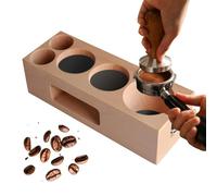 Station d'accueil à café compacte, kit de système de support pour doseur à, stable avec ajustement précis, ensemble d'outils pour station de travail en bois, coin café au design moderne, stat