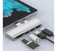 Station d'accueil adaptateur USB Hub 3.0 pour Microsoft Surface Pro 4/5/6 Multi USB vers USB3.0 HDMI, séparateur SD/TF pour ordinateur portable