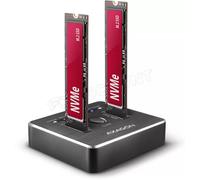 Station d'accueil Axagon ADSA-M2C pour 2x NVMe - USB 3.2