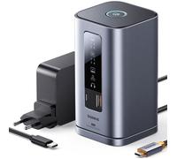 Station d'accueil HUB 11 en 1 avec ports USB-C, HDMI, DP, USB-A, RJ45, PD, mini-