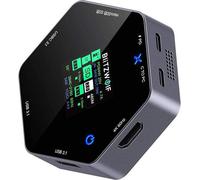 Station d'accueil BlitzWolf 8-en-1 Smart Display, USB-C vers 2x USB 3.0 + HDMI 4K@60Hz + SD + USB-C PD