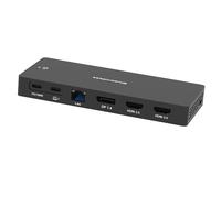 Station d'accueil Blueendless HP1306 13-en-1 avec Type-C avec DP1.4*2 / HDMI-compatible 2.0 PD100W LAN USB-C3.2 USB3.2 Slot carte SD/TF Audio 3,5 mm Hubs USB multifonctions