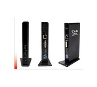 Station d'accueil - CLUB 3D - SenseVision - USB 3.0 - Double affichage - Noir