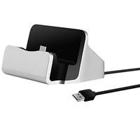 Station d'accueil de Chargement pour Samsung Galaxy A02s Smartphone Type C Support Chargeur Bureau (Argent)