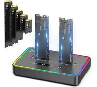 Station D'Accueil De Disque Dur Pocket Cloning Station Nvme Pcie M.2 M Key 2230 / 2242 / 2260 / 2280 Usb-C 3.2,2 X 4 To Ssd Adpater 20 Gbps