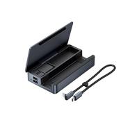 Station D'Accueil de Jeu USB-C Compatible 4K à 60 Hz, Adaptateur RJ45 USB 3.2 10 Gbit/S pour , Ally X et Legion Go