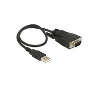 Station d'accueil DeLOCK 62958 USB Type-A Noir, Chipset FTDI FT232RL, compatible Windows 7/8.1/10 et Linux, Température d'opération 0-60°C