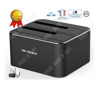 Station d'accueil disque dur - TD® - Double capacité - USB 3.0 - SATA 3.0 - Compatible 2,5/3,5 pouces