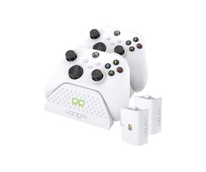 Station d'accueil double charge VENOM Twin VS2871 pour manettes Xbox Series X|S & One Blanc