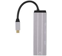 Station d'accueil Extensible de Type C 6 en 1, Hub USB C avec, USB 3.0, USB 2.0, Lecteur TF, Port de Chargement PD, Aluminium et Multi Port A pour Ordinateur Portable,