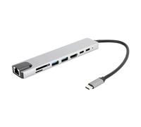 Station d'accueil - GOTOTOP - 8 en 1 - Type C - HDMI 4K - Charge rapide 87W