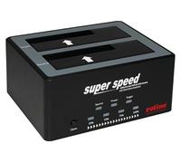 Station d'accueil HDD - Roline - 2 baies - USB 3.0 - Hot-Swap - Fonction copie