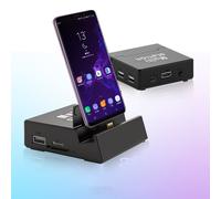 Station d'accueil Hub USB 8 en 1, Multiport type-c vers type-c/F PD + HD/F + USB2.0/Fx3 + SD + TF + Audio multifonction pour téléphones PC