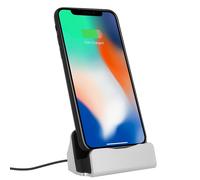 Station d'accueil iPhone Charge & Synchronisation connecteur Lightning - Argent