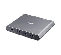 ATEN KVM USB-C à 2 ports 4K DP avec Power Pass-through