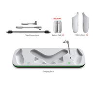 Station d'accueil - LICHIFIT - Casque VR pour Meta Quest 3S - Grip universel - Chargeur à contact avec barre lumineuse LED