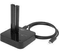 Station D'Accueil M.2 Nvme/Pcie Dual Ssd - Clonage Hors Ligne Et Sauvegarde Des Données - Câble Usb-C 3.2 Gen2 10 Gbps - Pour M-Key Et B+M Key, Heatsink, Sans Montage - Ac1502