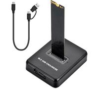 Station D'Accueil M.2 Nvme & Sata - Adaptateur Usb Nvme 10 Gbps Pour Clé M-Key B+M - Usb 3.1 Gen2 - Double Protocole M2 - Boîtier Ssd Pour Ssd 2230 2242 2260 2280 Ssd