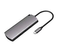 Station d'accueil M.2 SSD de type C multifonction 6 en 1 NGFF avec interface USB 3.0, RJ45, PD