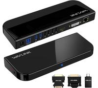 Station D'Accueil, Mac Extend 2 Moniteurs, Usb C/Usb 3.0 Universal Docking Station, Avec Hdmi/Dvi/Vga, Gigabit Ethernet, Audio/Mic, 6 Usb Ports, Pour Mac Windows.[HDM5233184]