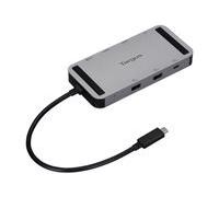 Targus Station d'accueil DOCK429GL – USB4 filaire, double sortie vidéo, 140 W, Argent