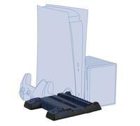 Konix Interactive Station de charge Spaceship Mythics Refroidissement et recharge PS5 2 manettes Noir