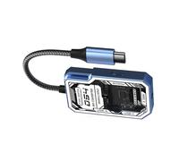 Station d'accueil multifonctionnelle de type C 4 ports transparents 5 Gbit/s pour chargement et transfert de données pour les voyages et les travailleurs à distance Matériaux ABS Station d'accueil USB