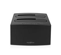 Station d'Accueil - NEDIS - USB 3.2 Gen 1 - 2 Baies - Transfert 5 Gbit/s - Copie Hors Ligne