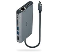Station d'accueil Nomade USB C 4K (DP et HDMI) pour pc Portable et Charge 100W de Lindy