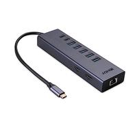 Lindy 43373 station d'accueil Avec fil USB 3.2 Gen 2 (3.1 Gen 2) Type-C Gris