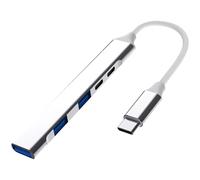 Station d'accueil portable compatible avec plusieurs appareils 5 ports USB 3.0 et Ctype 5 Gbit/s synchronisation rapide des données et adaptateur de charge