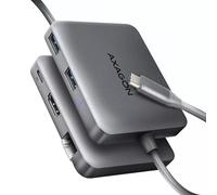 Axagon Hub USB-C HMC-5HL - 2x USB-A, HDMI, LAN, USB 3.2 Gen 1, PD 100W - Gris