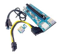 Station d'accueil pour carte graphique externe pour ordinateur portable PCIe 1X à 16X Support de carte USB 3.0 Câble d'alimentation pour ordinateur portable Installation de carte PCIE avec câble