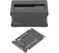 Station D'Accueil Pour Disque Dur Externe Usb 3.0 Vers,Alliage D'Aluminium 5 Gbit/S,Plug And Play,Large Compatibilité,Fonction De Copie,Prend En Charge Les Ssd (Pr Ue