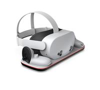 Station d'accueil pour Mate Quest 3S, Station de Charge magnétique Support de Charge pour Casque VR Quest 3S et contrôleurs, avec 2 Batteries Rechargeables