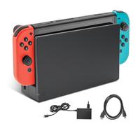 Station d'accueil pour Nintendo Switch & OLED - Station d'accueil TV 3 en 1 avec sortie HDMI, bloc d'alimentation et câble, station d'accueil de rechange portable pour la maison et les voyages [sans