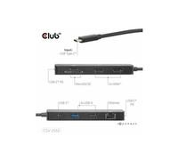- Station d'accueil - pour ordinateur de bureau, ordinateur portable - USB-C - HDMI - 1GbE