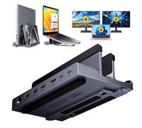 Station d'accueil pour Ordinateur Portable Dual 4K Écran(4K@120Hz + 4K@60Hz), QUUGE Docking Station Double 4K HDMI, 2 USB-A 5Gbps, 100W PD, RJ45 Ethernet USB C Dock pour Dell, HP, Surface, MacBook Air