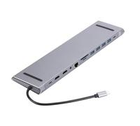 Station d'accueil pour ordinateur portable, station d'accueil USB C, concentrateur d'extension USB haute vitesse, rallonge PC d'ordinateur, répartiteur pour téléphone d'ordinateur