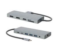 - Station d'accueil - pour tablette, smartphone - USB-C 3.1 - HDMI, 2 x DP - 1GbE