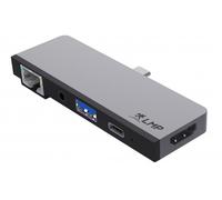 Station d'accueil pour tablette USB-C USB-C 4K de 5 ports, pour iPad Pro, HDMI 2.0, USB 3.0, USB-C (PD), Gigabit Ethernet, Audio de 3,5 mm, Gris Espacial