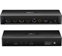 Station D'Accueil Pro 5 Moniteurs,Displaylink Dock Usb C Support Five 4K Displays For Mac&Windows,2X Dp1.4(Dual 8K@60Hz),2X Hdmi2.0,Alt Hdmi,2.5Gbps Ethernet,Pd100W,Pilote Requis Dl7400