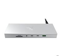 Razer Station d'accueil USB 4 – 14 ports – Double sortie d'affichage – Blanc 180W