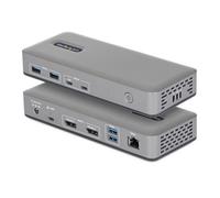 StarTech Station d'accueil USB-C Double port DisplayPort MST 4K 60Hz Chargeur 100W 1 GbE Windows