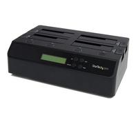 StarTech.com Duplicateur et Effaceur de Disques Durs à 4 baies, Cloneur/Copieur Autonome de HDD/SSD 1:3 SATA, Station d'Accueil USB 3.0 - eSATA vers SATA, Duplicateur de Disques Durs, Conception Sans Outillage