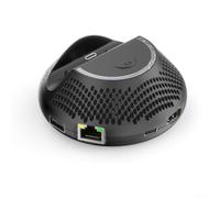 Station d'accueil Switch 4K 60Hz avec Ventilateur | Sortie 4K@60Hz, ventilateur intégré, port Gigabit, 2 ports USB-A, design compact noir