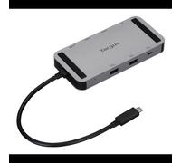 Targus Station d'accueil DOCK429GL – USB4 filaire, double sortie vidéo, 140 W, Argent