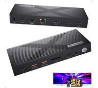 Station D'Accueil Thunderbolt 4 Thunderbolt 4 Avec Double Écran 8K/4K, Station D'Accueil Pour Ordinateur Portable Avec 40 Go/S, Hdmi, Sd/Tf4.0, 2,5 Gbe Pour Windows, Macminim4 Et Mac M4/Pro