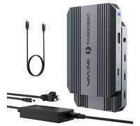 Station d'accueil Thunderbolt 4, WAVLINK USB C Hub avec Double Affichage 4K@60Hz, 100w Power Delivery, USB-A 3.2 Gen 2, pour MacBook Pro/Air M1 M2 M3, Ordinateur Portable Thunderbolt 4/3